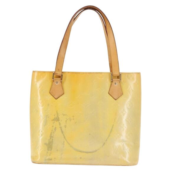 LOUIS VUITTON Monogram Vernis Houston Hand Bag Gris M91053 - Picture 2 of 12